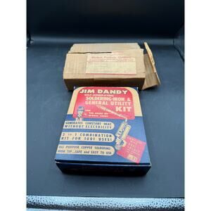 VTG Jim Dandy Self-Generating Soldering Iron&Blow Torch Kit No21 w/Box